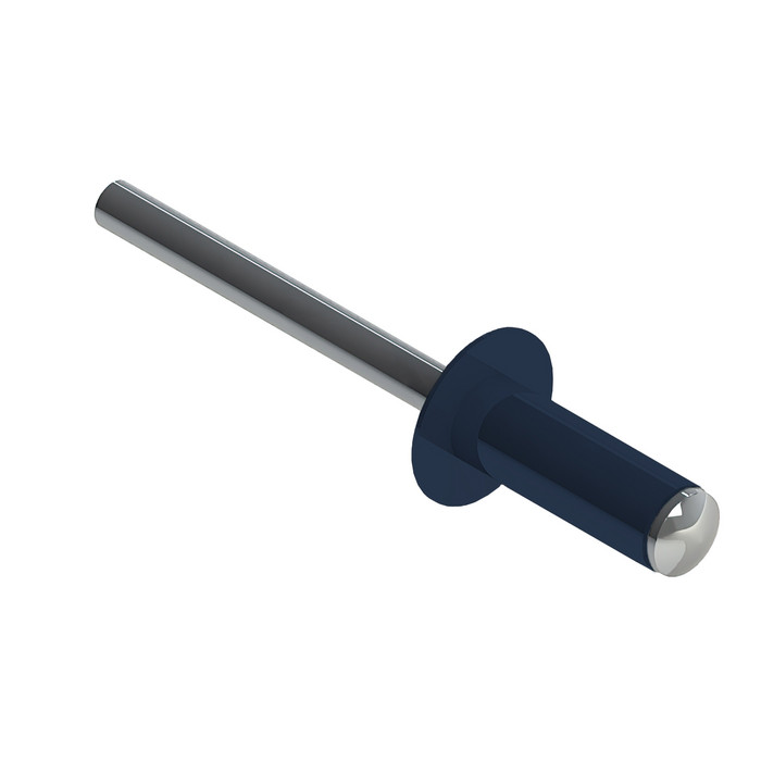 Заклёпка вытяжная 4,8х14 RAL 5003 (10х500шт) нерж/нерж