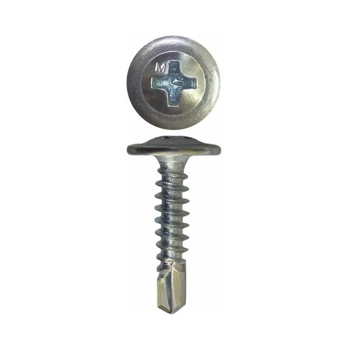 Саморез ПШС Daxmer Premium 4,2х19 (500шт) шлиц PH2, цинк